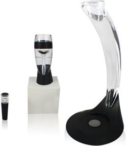 img 2 attached to 🍷 LUX Essentials Premium Wine Aerator Gift Set - Wine Aerator, Tower Stand, and Vacuum Wine Pump Stopper Set