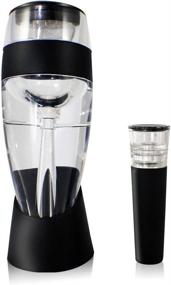 img 3 attached to 🍷 LUX Essentials Premium Wine Aerator Gift Set - Wine Aerator, Tower Stand, and Vacuum Wine Pump Stopper Set