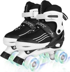 img 4 attached to Roller Adjustable Illuminating Beginner Patines