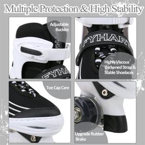 img 2 attached to Roller Adjustable Illuminating Beginner Patines