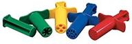 school smart dough extruders set: assorted designs, 12-piece set with assorted colors logo