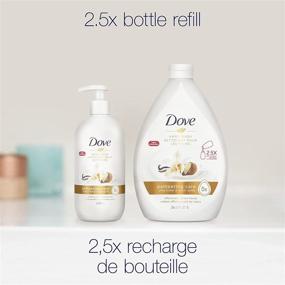 img 1 attached to 🧼 Dove Pampering Care Hand Wash: Clean & Soften Hands with Shea Butter & Warm Vanilla; Removes Dirt and Germs; 34 oz, Pack of 3