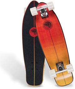 img 4 attached to 🛹 Flybar Skate Cruiser Boards – 24-27.5 Inch Strong 7 Ply Canadian Maple Complete Skateboards - 60mm Polyurethane Wheels with ABEC 9 Bearings for Enhanced Speed