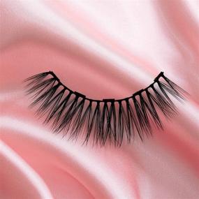 img 2 attached to 👁️ Arishine Magnetic Eyelashes with Eyeliner - Luxury Multi-layered Effect, Natural Look Faux Mink Lashes for Girls - 5 Pairs