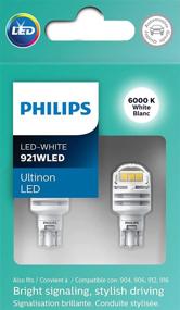 img 2 attached to 🔦 Enhance Nighttime Visibility with Philips Automotive Lighting 921WLED Ultinon LED (White), 2 Pack