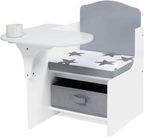 img 4 attached to 🪑 Milliard Chair Desk: Stylish Grey Children Activity Playset with Storage Bin - Perfect Furniture for Kids