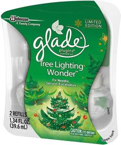 img 2 attached to Запаховое масло для увлажнителя воздуха Glade Plugins Winter Collection 2017 - Tree Lighting Wonder - заполняющее масло для аппаратов с ароматизатором - 2 штуки в упаковке - упаковка из 3 штук.