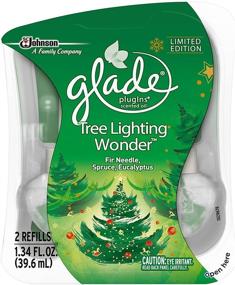 img 3 attached to Запаховое масло для увлажнителя воздуха Glade Plugins Winter Collection 2017 - Tree Lighting Wonder - заполняющее масло для аппаратов с ароматизатором - 2 штуки в упаковке - упаковка из 3 штук.