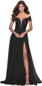 img 4 attached to LarryDress Bridesmaid Dresses Wedding Shoulder Women's Clothing and Dresses