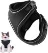 mudinpet harness adjustable reflective comfortable cats logo