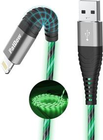 img 4 attached to 🔌PatDow длинный кабель зарядки для iPhone, 3FT MFi сертифицированный светодиодный кабель для Apple iPhone 12/12 Pro/12 Pro Max/11/11 Pro/SE 2020/Xr/Xs Max/X/8 Plus/8/7 Plus/7/iPad Pro mini (3 фута, зеленый)