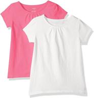 carters girls white and pink 2-pack girls' clothing for seo logo