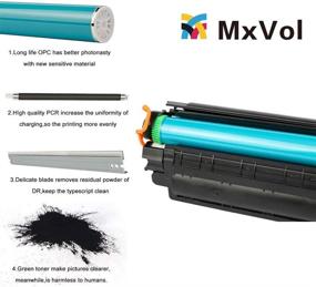 img 3 attached to 🖨️ MxVol High Yield Compatible Toner Cartridge Replacement for Canon 121 CRG-121 3252C001 - 1 Pack Black - 5000 Pages - Works with Canon imageCLASS D1620 D1650 Printer