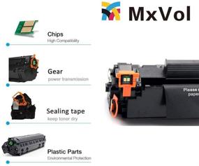 img 2 attached to 🖨️ MxVol High Yield Compatible Toner Cartridge Replacement for Canon 121 CRG-121 3252C001 - 1 Pack Black - 5000 Pages - Works with Canon imageCLASS D1620 D1650 Printer