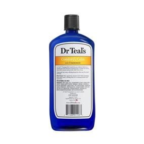 img 3 attached to Relax with Dr Teal's Chamomile Foaming Bath - 34 Fluid Ounce