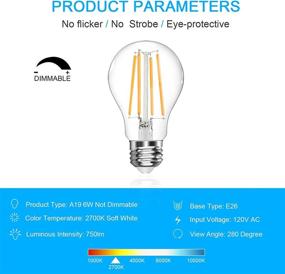 img 3 attached to 💡 LANGREE Dimmable Replacement Filament Bulb