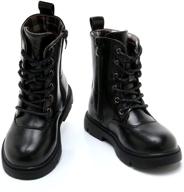 👢 dadawen waterproof outdoor boys' lace-up shimmer boots logo