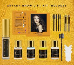 img 2 attached to 👁️ ARYANA NEW YORK Eyebrow Lamination Kit: DIY Brow Perm for Instant Professional Lift and Fuller Brows