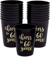 60th birthday party cheers years logo