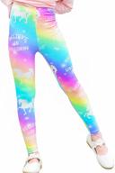 🧜 stretchy mermaid leggings for girls - nidoul tights logo