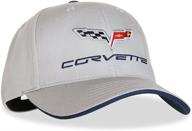 c&amp;w corvette hat: stylish 🧢 exterior color matched with c6 logo logo