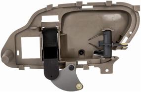 img 3 attached to 🚪 BOXI Beige Interior Front/Rear Left Door Handle Driver Side - Fits 1995-2002 Chevy GMC C/K Series, Suburban, Tahoe - 15708051, 77570