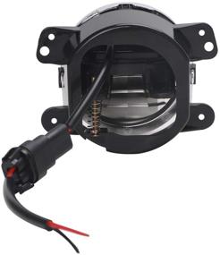 img 1 attached to 🐄 COWONE 4-дюймовые LED-противотуманные фары для Wrangler JK TJ LJ CJ 2007-2018 - Замена переднего бампера, фары для бездорожья