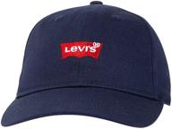 🧢 levi's kids' classic logo baseball hat: stylish and practical headgear for fashion-savvy kids logo