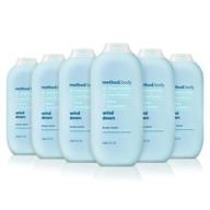 🚿 method body wash wind down 6-pack, 18 oz each - packaging may vary logo