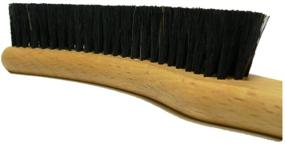 img 2 attached to Valentino Garemi Traditional Hat Cleaning Brush - Remove Dust, Stains, Rain Spots, and Sweat Marks with Genuine Boar Hair (White Bristles)