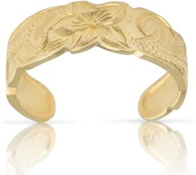 img 1 attached to Hawaiian Heirloom Jewelry Gold Finish