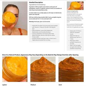 img 1 attached to 🎃 Arista Pumpkin Enzyme Mask - 4 fl. Oz. Exfoliating Facial Mask for Uneven Skin Tone, Fine Lines, Dullness, and Clarifying