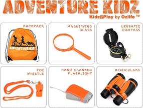 img 3 attached to Adventure Kidz Educational Exploration Binoculars