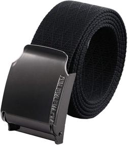 img 4 attached to 🌙 Moonsix Nylon Belts Solid Military: Sturdy and reliable military-grade accessories for all your needs