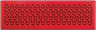 creative muvo mini pocket-sized weather resistant bluetooth speaker with nfc that delivers loud and strong bass (red) logo