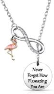 flamingo necklace forget flamazing jewelry logo