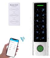 🔒 waterproof bluetooth 125khz rfid fingerprint access controller with backlight tuya app - secure smart keypad door lock for 1000 users (fingerprint version) logo