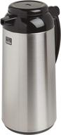 🔥 zojirushi premium thermal carafe: 1.85-liter, brushed stainless steel for exceptional heat retention logo
