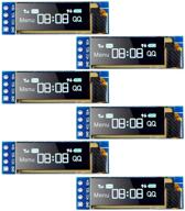 🔹 makerfocus 6pcs i2c oled display module 0.91 inch blue ssd1306 oled screen driver 3.3v~5v for arduino logo
