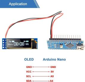 img 1 attached to 🔹 MakerFocus 6pcs I2C OLED Display Module 0.91 Inch Blue SSD1306 OLED Screen Driver 3.3V~5V for Arduino