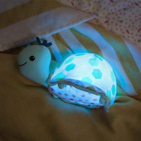 img 1 attached to 🐢 Glow Zzzs Turtle by B. toys by Battat - Soothing Glowable Plush Turtle (Model: BX1654Z)