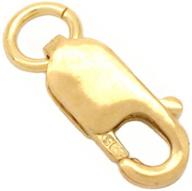 💎 high-quality 5pcs gold plated 925 sterling silver 8mm lobster claw clasps for jewelry making - ss250-8 logo