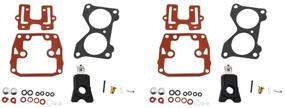 img 1 attached to 🔧 High-Quality Carburetor Rebuild Kits for Johnson Evinrude V4 85-140 HP Engines: Get Optimal Performance with 2 X Carb Rebuild Repair Kits 439076