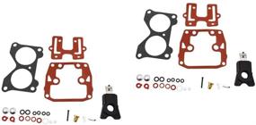 img 2 attached to 🔧 High-Quality Carburetor Rebuild Kits for Johnson Evinrude V4 85-140 HP Engines: Get Optimal Performance with 2 X Carb Rebuild Repair Kits 439076