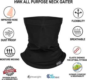 img 3 attached to 🚴 Sun UV Dust Protection Motorcycle Face Mask Biker Neck Gaiter Bandana Balaclava Running Ski Face Cover Scarf