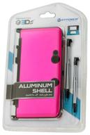🎮 3ds pink aluminum shell kit with bonus stylus pens logo