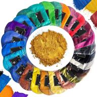 versatile mica powder: 25 natural colours for epoxy resin, lipgloss, soap making and more! logo