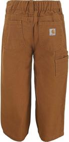img 1 attached to Carhartt Boys' Washed Dunagree Realtree Pants - Ideal Boys' Clothing for Outdoor Activities