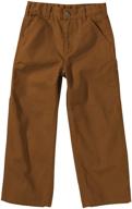 carhartt boys' washed dunagree realtree pants - ideal boys' clothing for outdoor activities logo