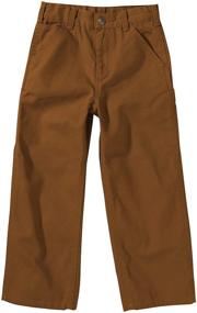 img 3 attached to Carhartt Boys' Washed Dunagree Realtree Pants - Ideal Boys' Clothing for Outdoor Activities
